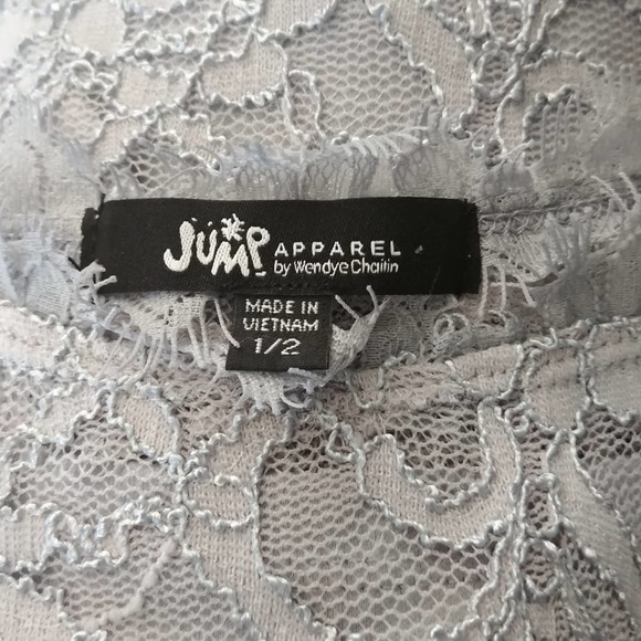 Lavender Lace Bodycon Stretch Dress - Picture 4 of 6